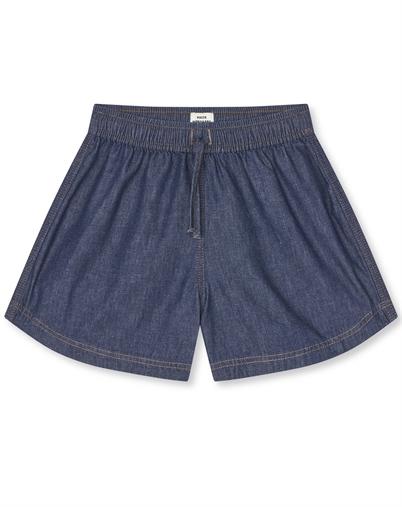 Mads Nørgaard Kids - Air Denim Pio Shorts - Mid Blue Denim